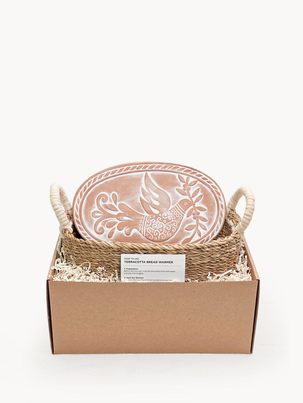 KORISSA Bread Warmer & Basket - Bird Oval in - KITCHEN photo