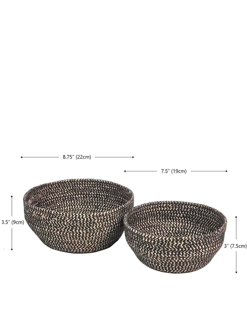 Glitter Bowl - Black (Set of 2) - SwagglyLife Home & Fashion