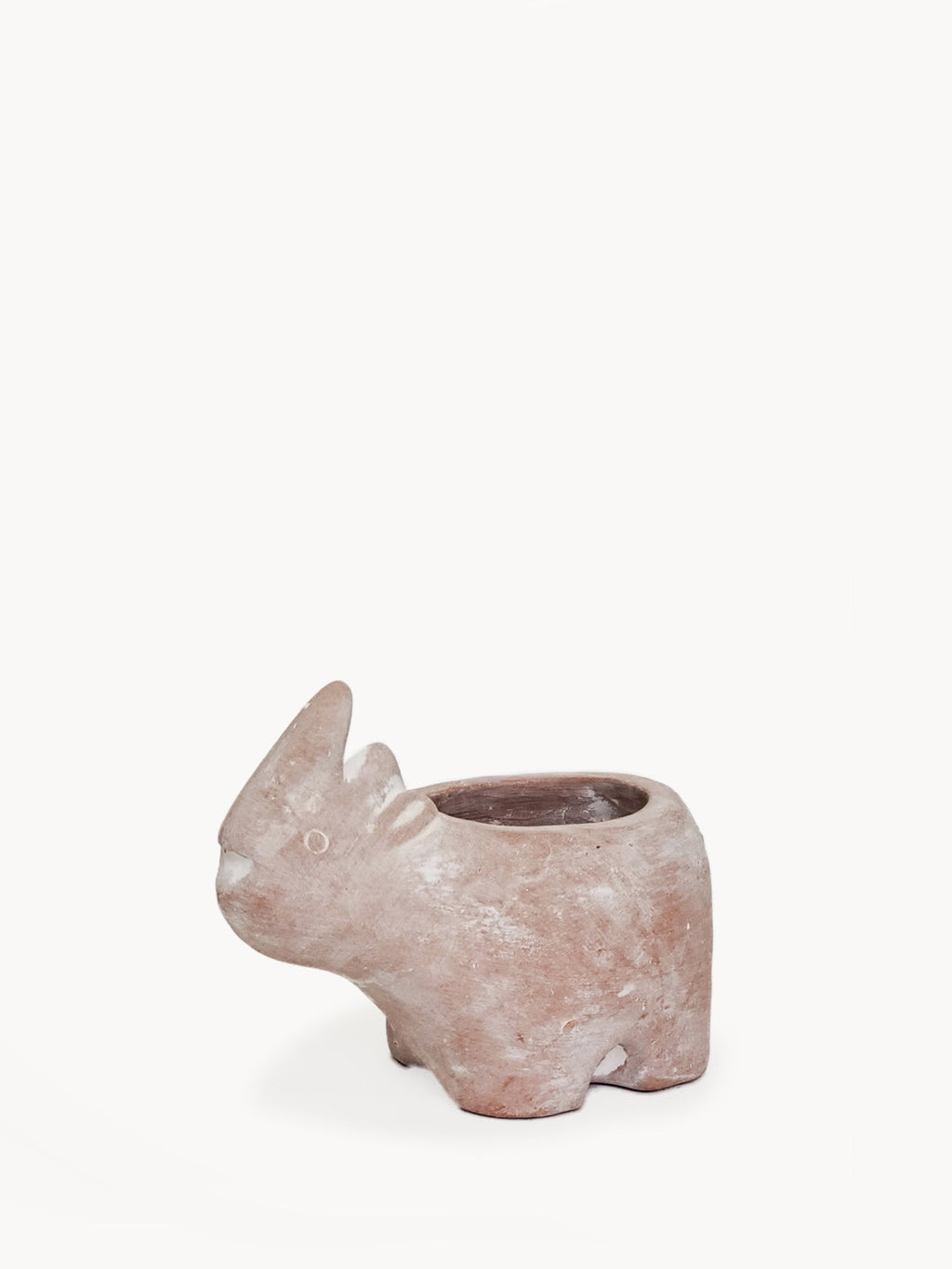Terracotta Pot - Rhino in - photo
