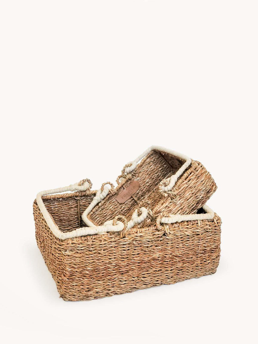 Savar Storage Basket With Handle - SwagglyLife Home & Fashion