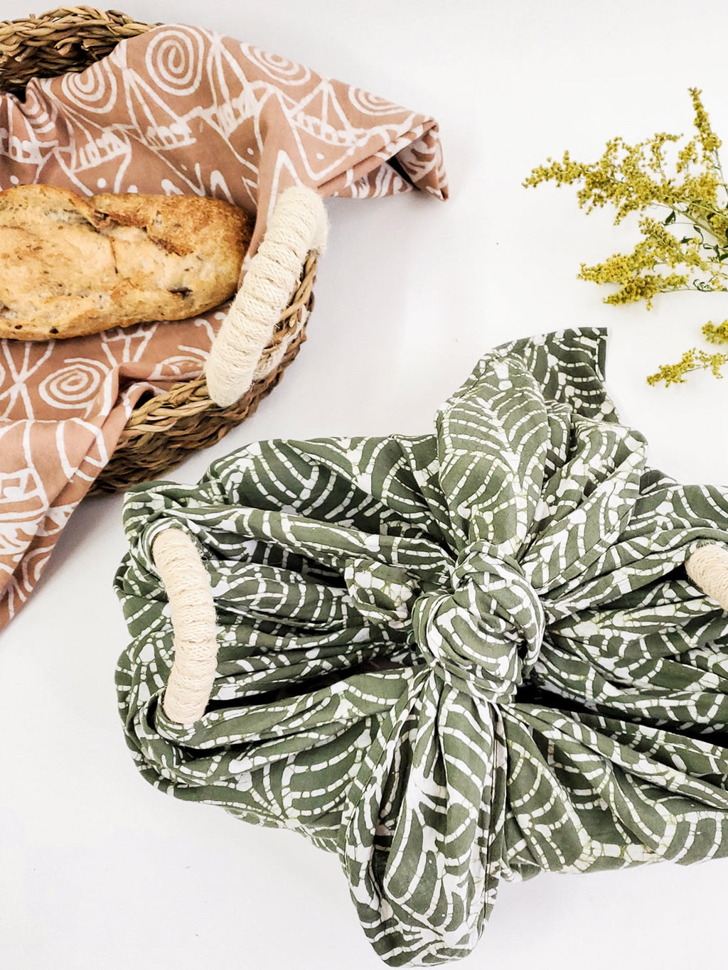 KORISSA Bread Warmer & Basket - Flower in - KITCHEN photo