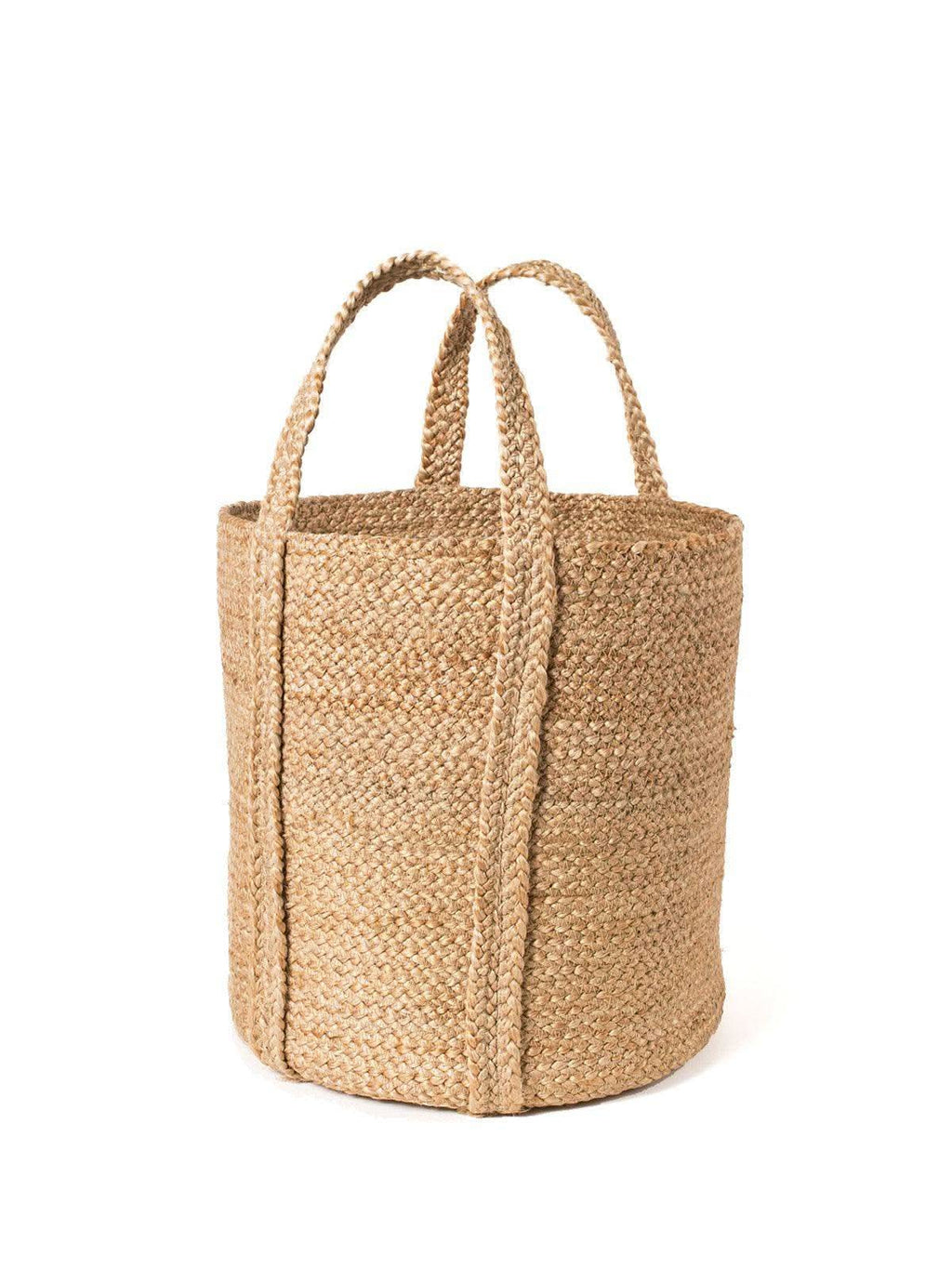 Kata Basket with handle - Natural in Large - STORAGE photo