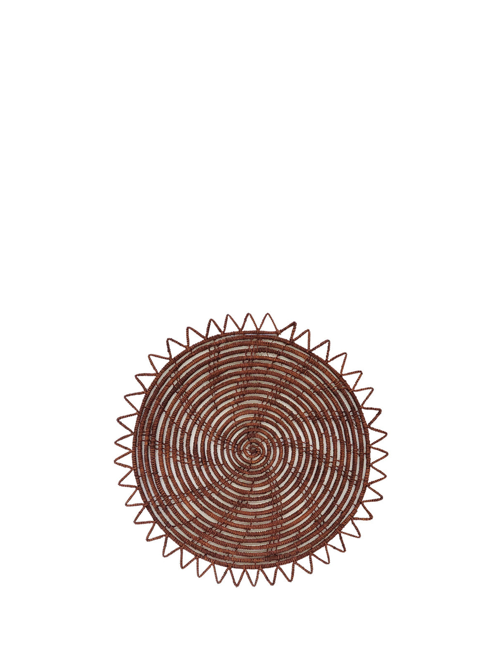Surya Woven Palm Fiber Placemat - Brown (Set of 2) in - photo