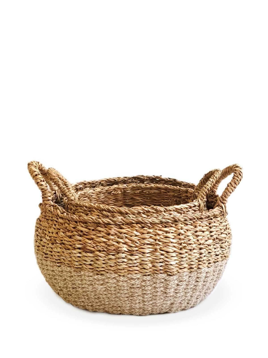 KORISSA Ula Floor Basket - Natural - SwagglyLife Home & Fashion