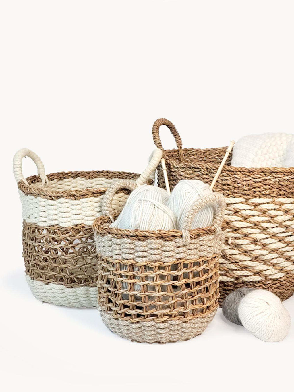 Ula Mesh Basket - Natural in - STORAGE photo