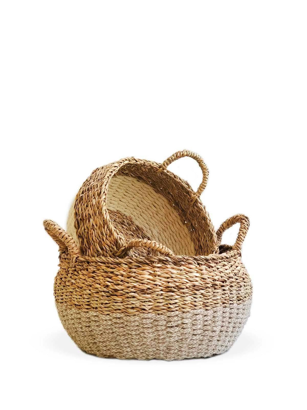 KORISSA Ula Floor Basket - Natural - SwagglyLife Home & Fashion