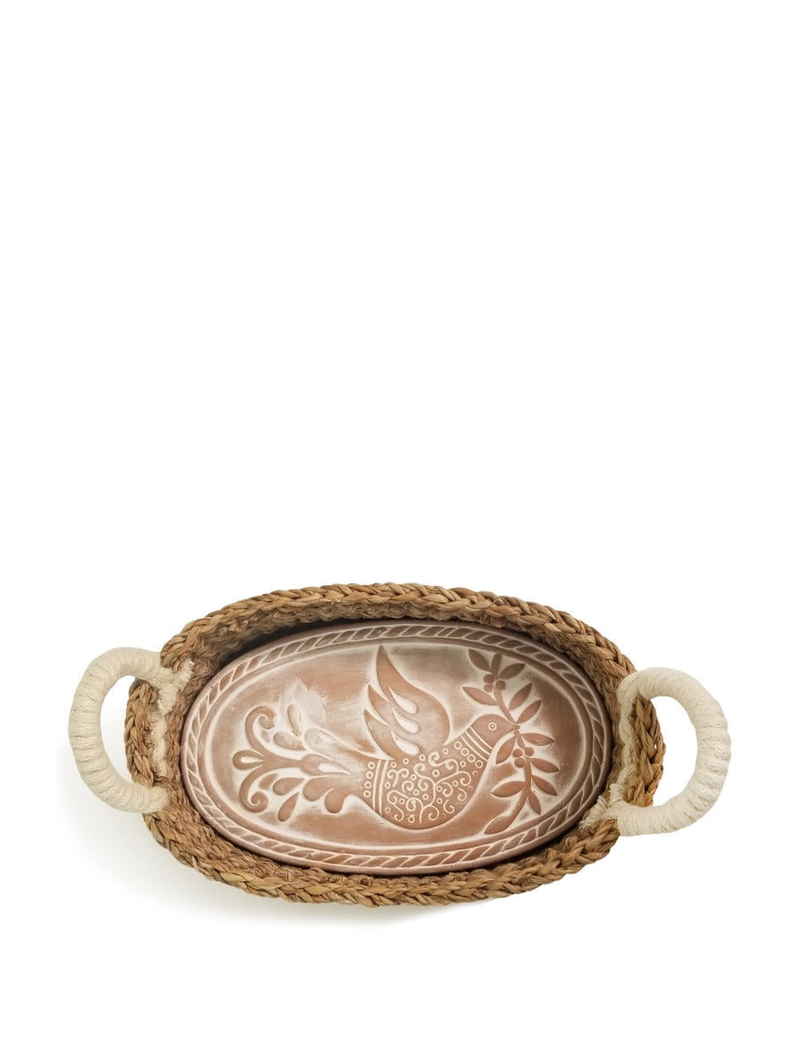 KORISSA Bread Warmer & Basket - Bird Oval in - KITCHEN photo