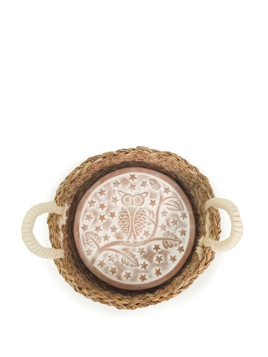 KORISSA Bread Warmer & Basket - Owl Round in - KITCHEN photo