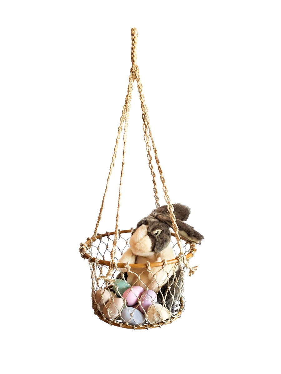 Jhuri Single Hanging Basket in - PLANT DECOR photo