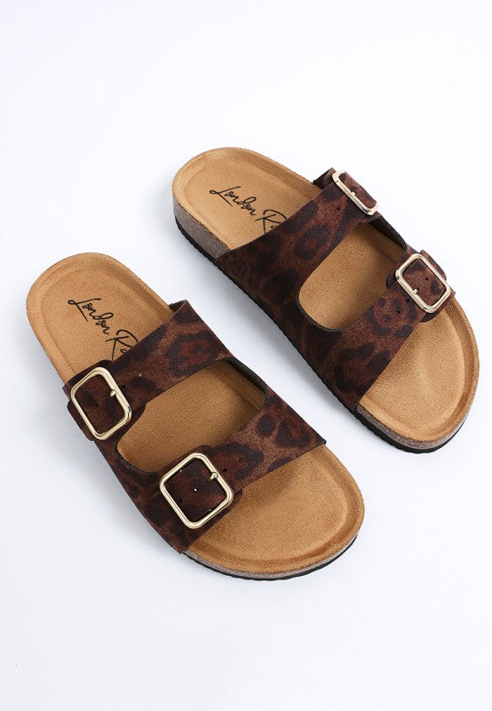 London Rag Gloriosa The Double Strap Slide Sandals in - photo