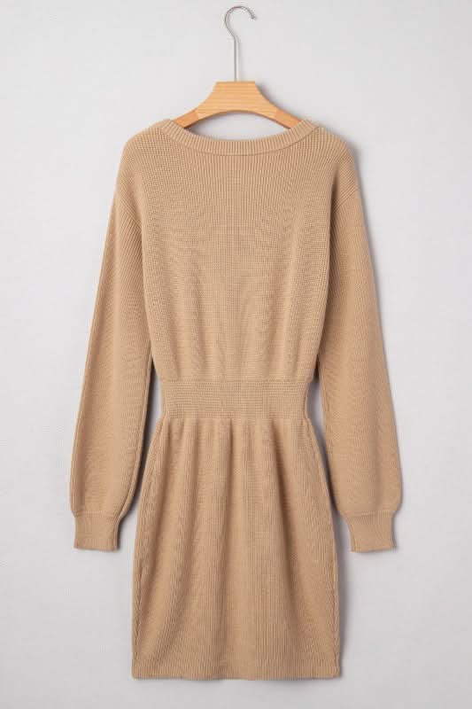 Zariah Embellished Keyhole Ribbed Sweater in - photo