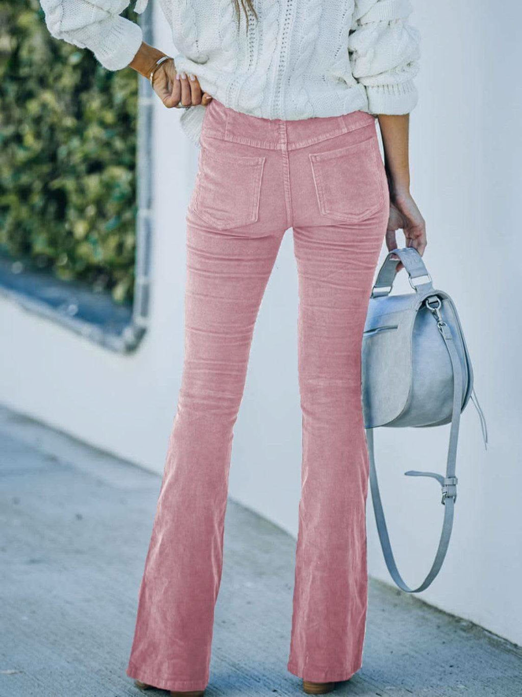 High Waist Bootcut Pants in - photo