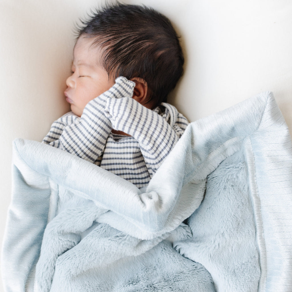 Saranoni Lush Mini Blankets in Chambray - photo