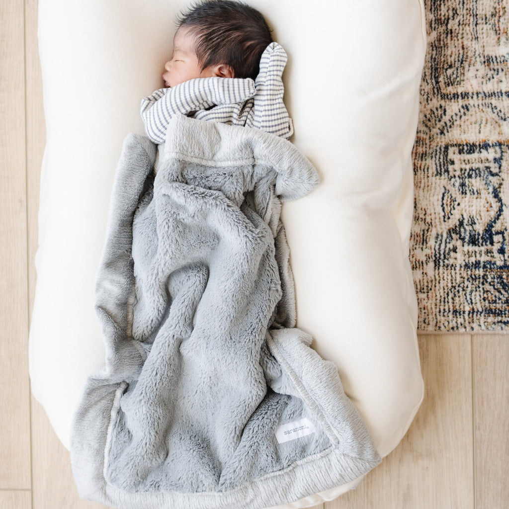 Saranoni Lush Mini Blankets in Gray - photo