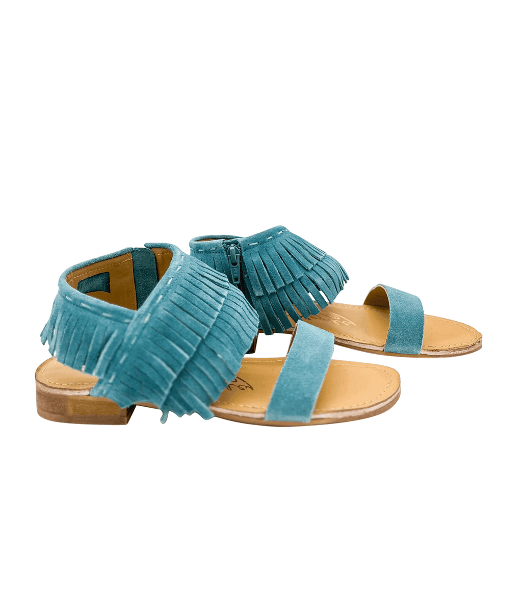 Fringe Star Sandal in Teal - SwagglyLife Home & Fashion