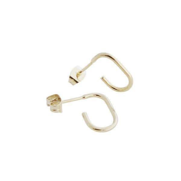Paulette Oblong Hoops in - Earrings photo