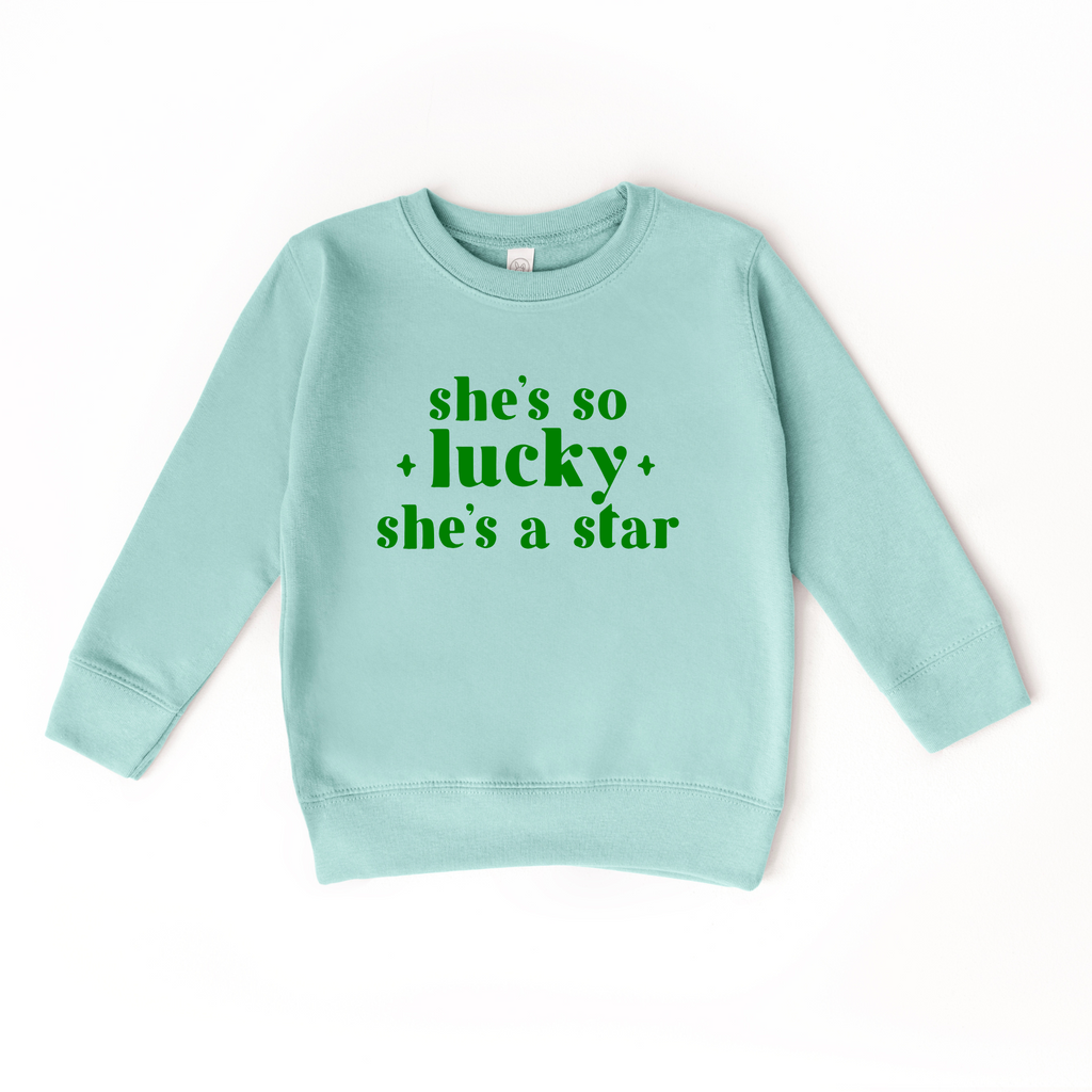 She's so Lucky She's a Star Sweatshirt in - photo