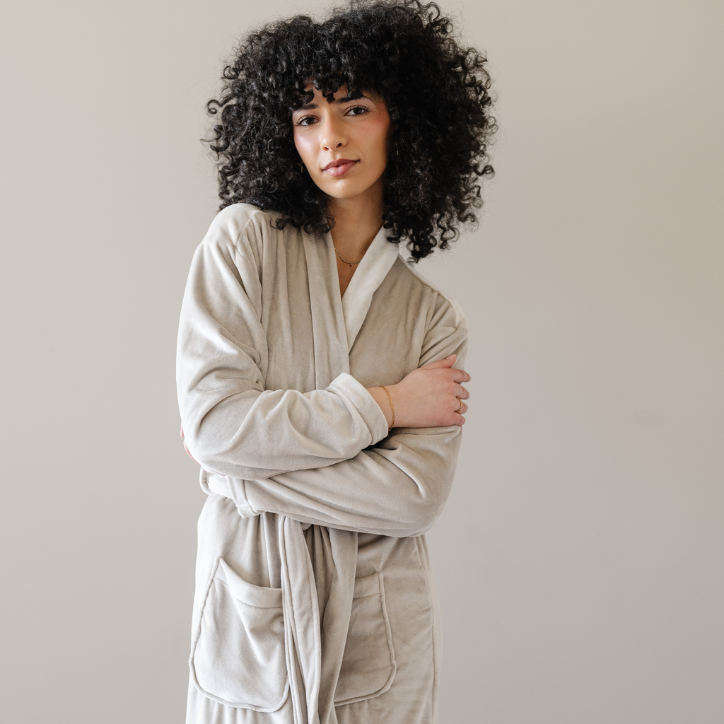 Saranoni Minky Stretch Luxe Robes in - photo