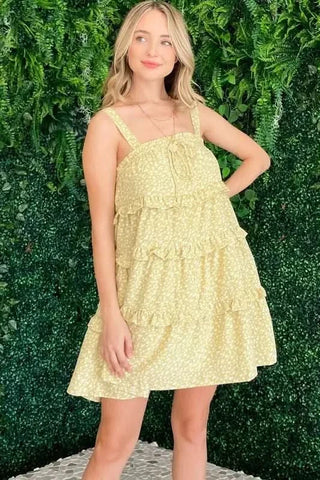 And The Why Ruffle Detailed Floral Babydoll Dress - SwagglyLife Home & Fashion And The Why Ruffle Detailed Floral Babydoll Dress - SwagglyLife Home & Fashion