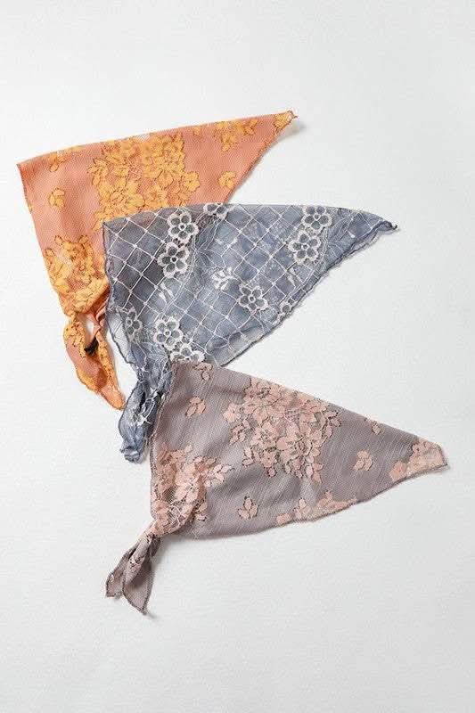 Bohemian Floral Lace Headscarf - SwagglyLife Home & Fashion Bohemian Floral Lace Headscarf - SwagglyLife Home & Fashion