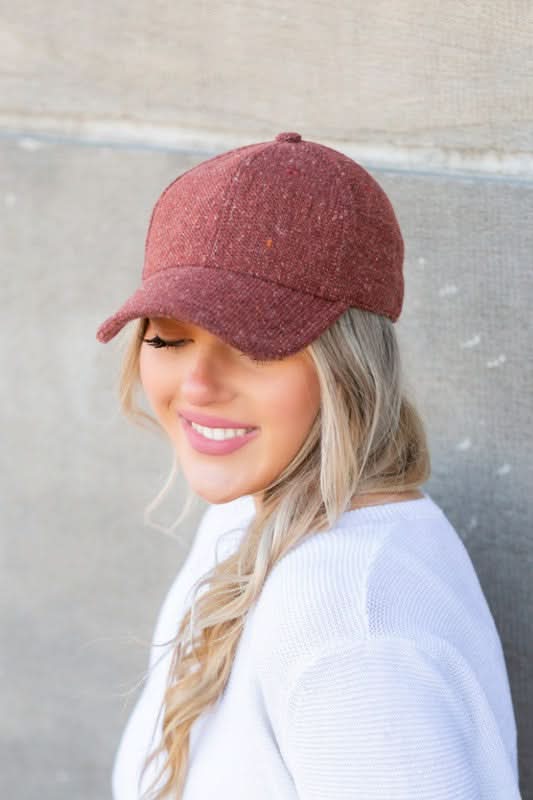 Fall Tweed Ball Cap - SwagglyLife Home & Fashion