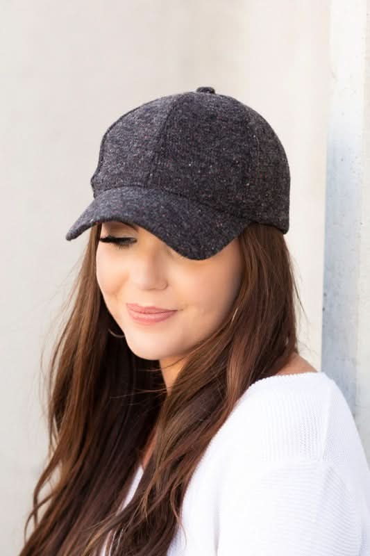 Fall Tweed Ball Cap - SwagglyLife Home & Fashion