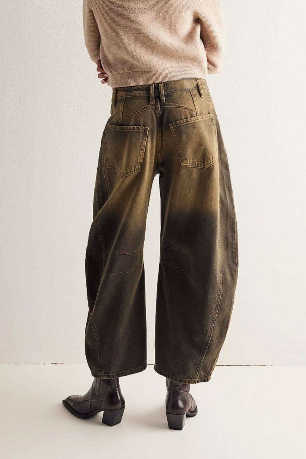 Stacy Wide Leg Jeans with Pockets - SwagglyLife Home & Fashion