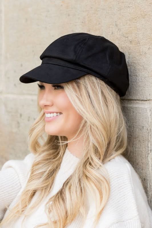 Suede Newsboy Cap - SwagglyLife Home & Fashion