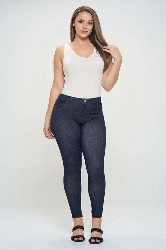 Reversible V-Neck Basic Tank Top Thong Bodysuit in - photo