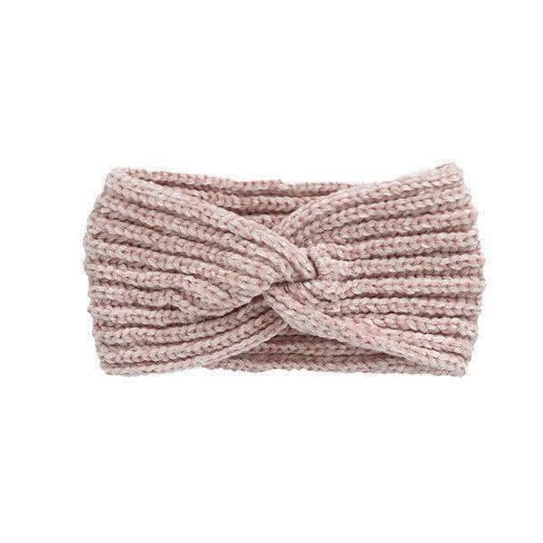 Knitted Bow Winter Headband in - Headbands photo