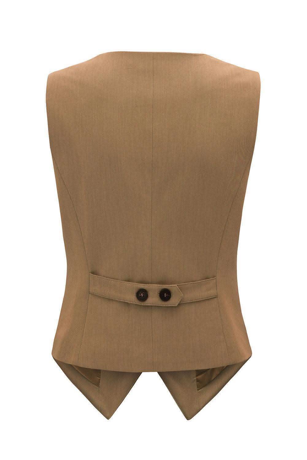 Pocketed Button Up Vest - SwagglyLife Home & Fashion