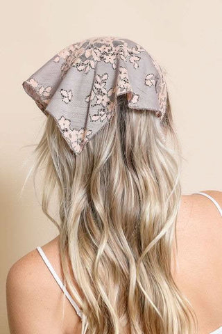 Bohemian Floral Lace Headscarf - SwagglyLife Home & Fashion Bohemian Floral Lace Headscarf - SwagglyLife Home & Fashion