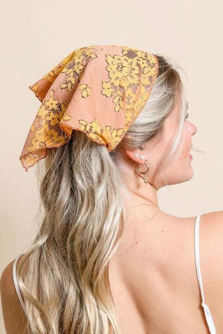 Bohemian Floral Lace Headscarf - SwagglyLife Home & Fashion Bohemian Floral Lace Headscarf - SwagglyLife Home & Fashion