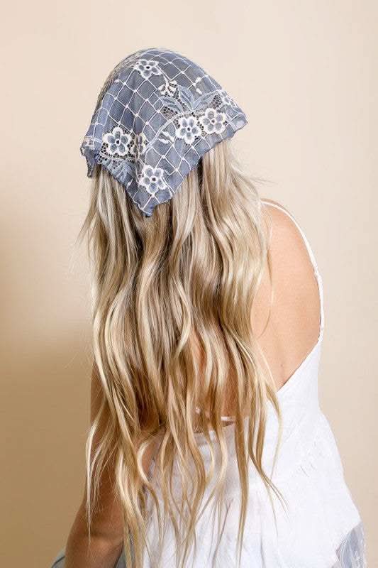 Bohemian Floral Lace Headscarf - SwagglyLife Home & Fashion