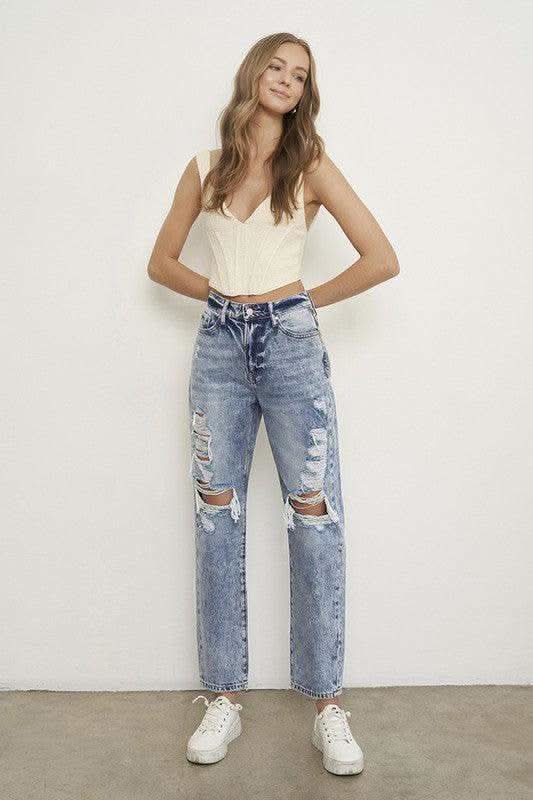 Insane Gene Slim Boyfriend Jeans - SwagglyLife Home & Fashion