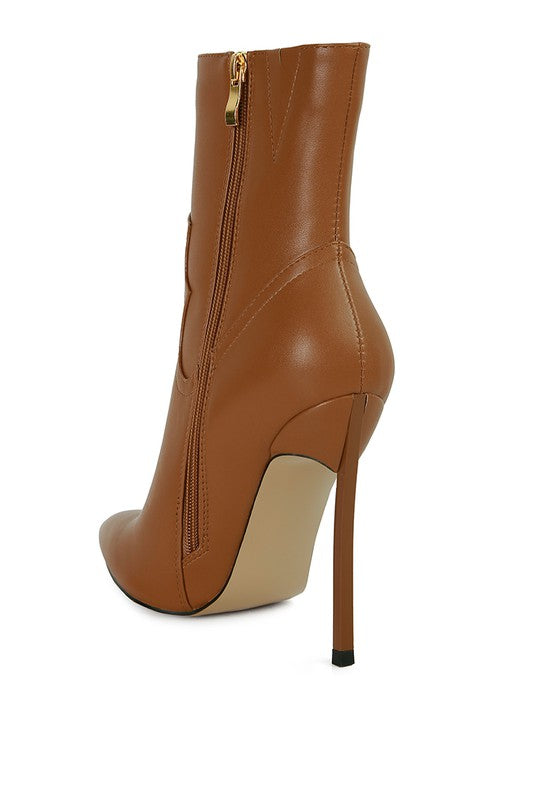 JENNER High Heel Cowgirl Ankle Boot in - photo