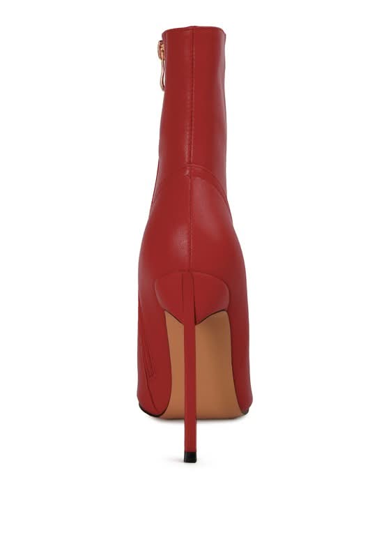 JENNER High Heel Cowgirl Ankle Boot in - photo