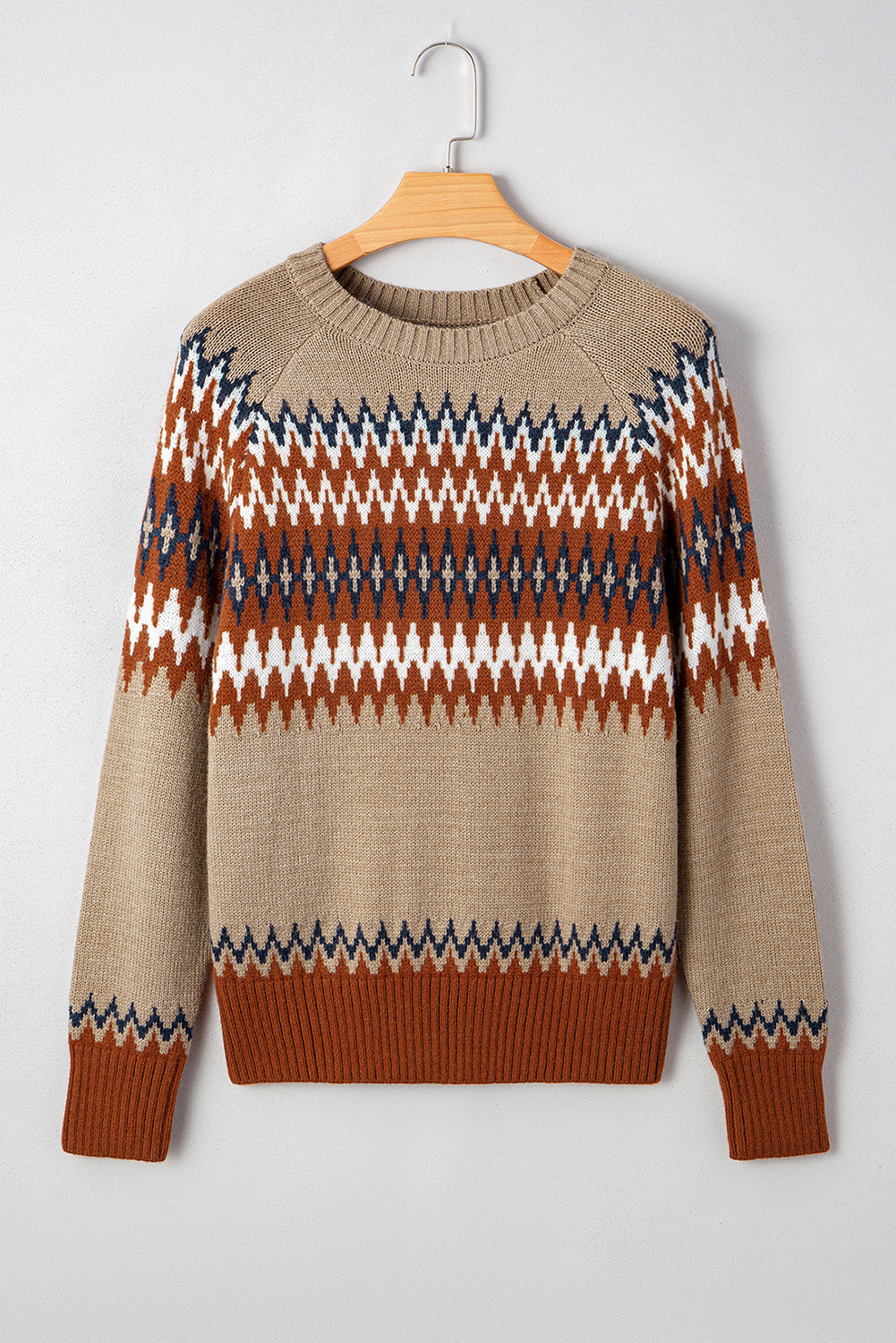 Eva Aztec Crew Neck Sweater in - Sweaters & Cardigans/Sweaters photo
