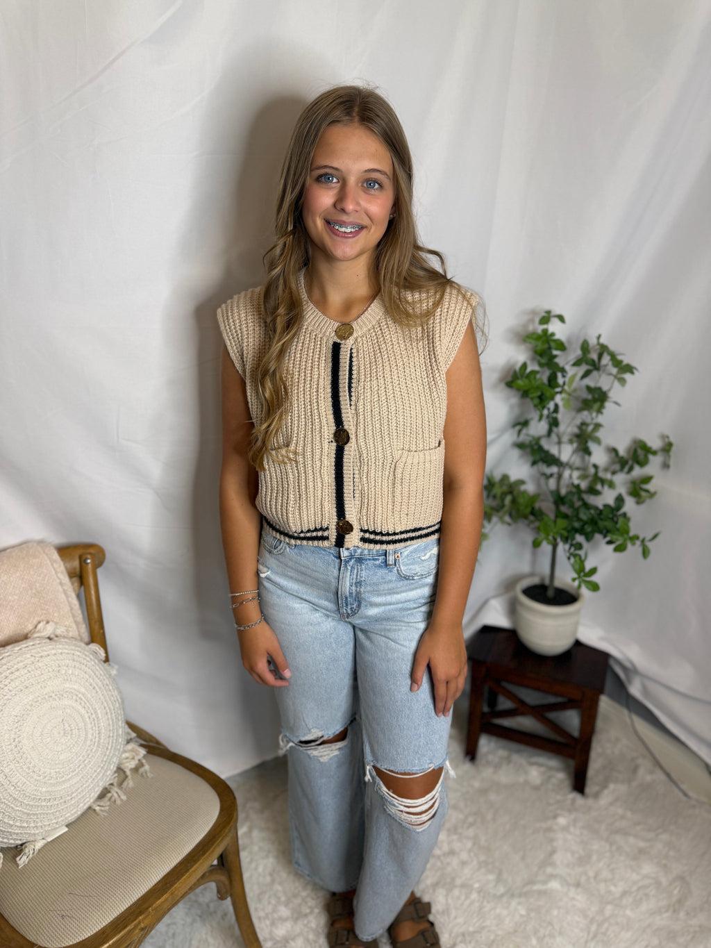 The Margot Sweater Vest - SwagglyLife Home & Fashion