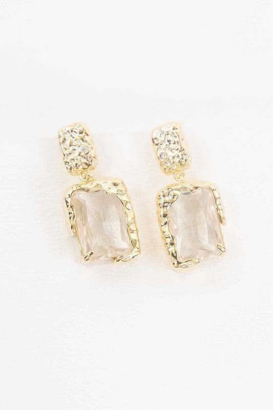 Molten Drop Earrings in Gold OS - Earrings photo