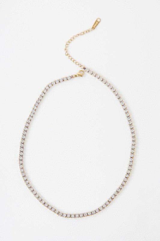 Lovoda Round Stone Tennis Necklace - SwagglyLife Home & Fashion
