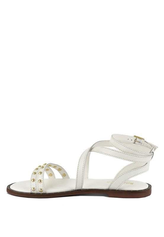 CORRIANE Studs Embellishment Strappy Sandals in - photo