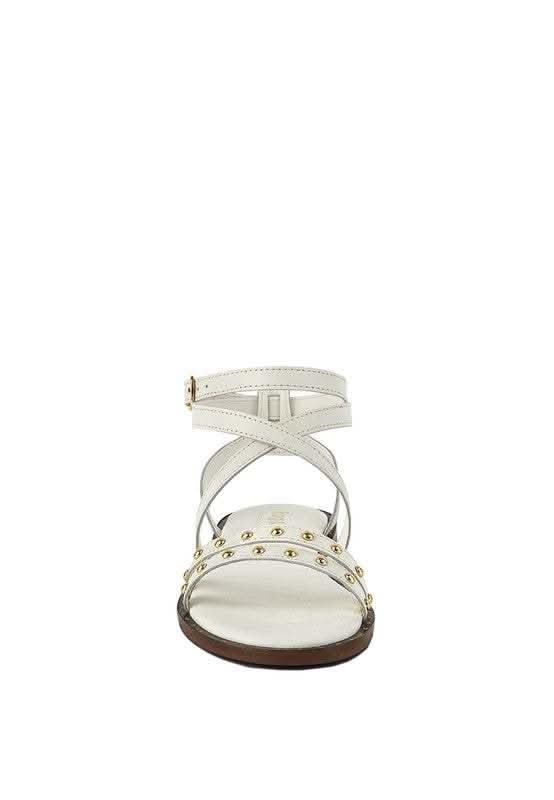 CORRIANE Studs Embellishment Strappy Sandals in - photo
