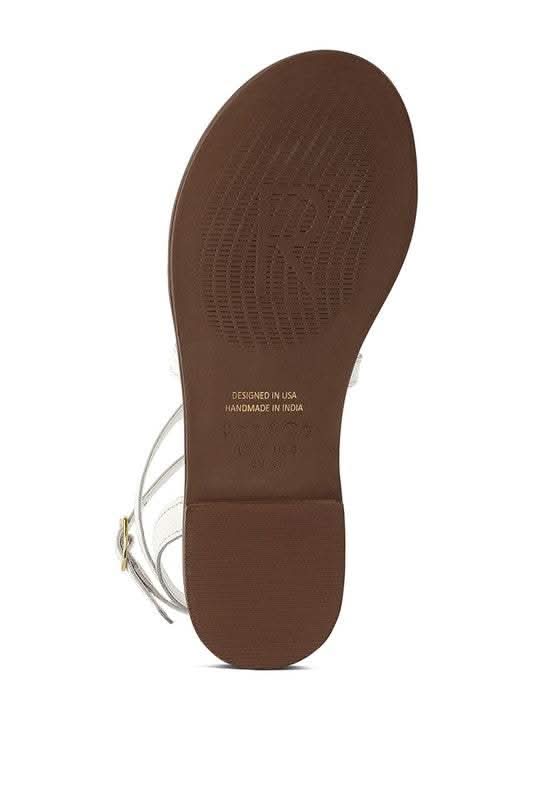 CORRIANE Studs Embellishment Strappy Sandals in - photo