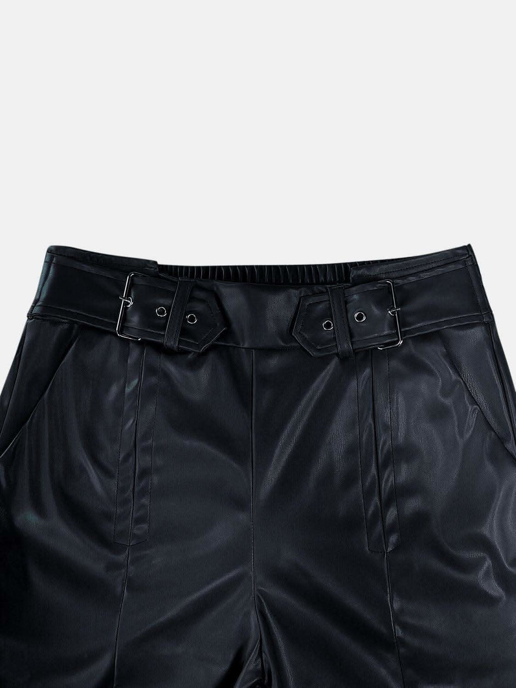 Half Elastic Waist Wide Leg Pants - SwagglyLife Home & Fashion