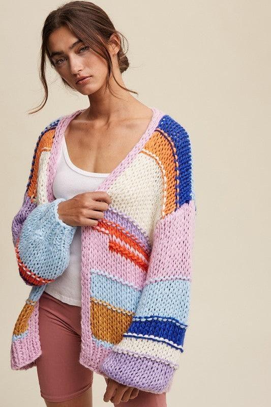 Listicle striped sweater deals