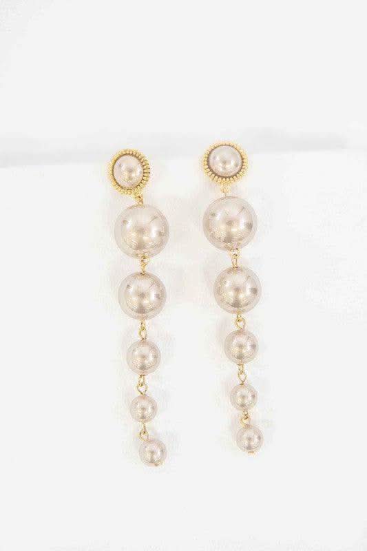 Sun Pearl Dangle Earrings - SwagglyLife Home & Fashion