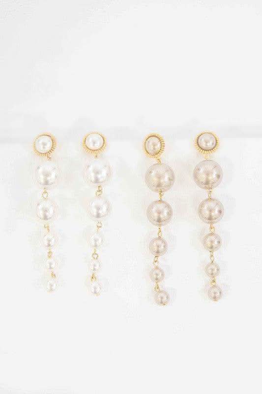 Sun Pearl Dangle Earrings - SwagglyLife Home & Fashion