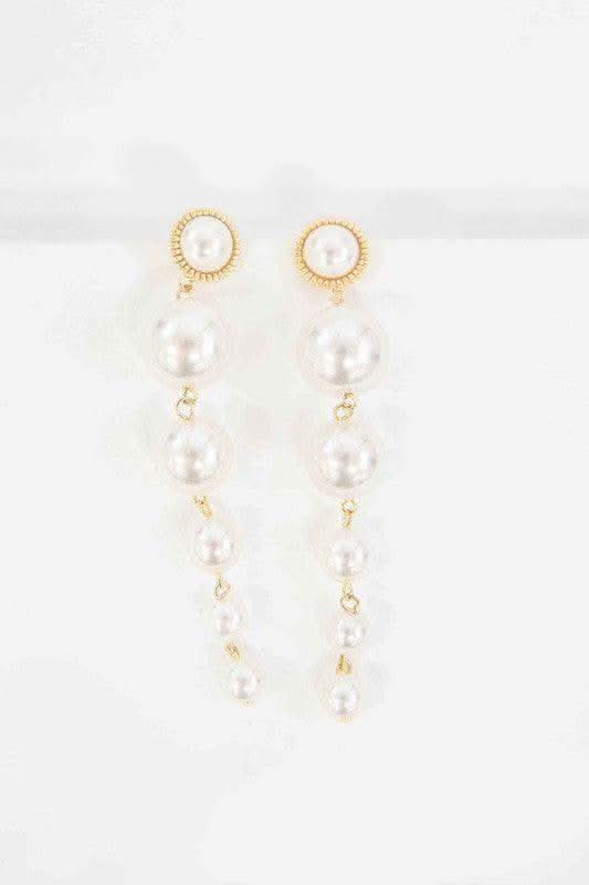 Sun Pearl Dangle Earrings - SwagglyLife Home & Fashion