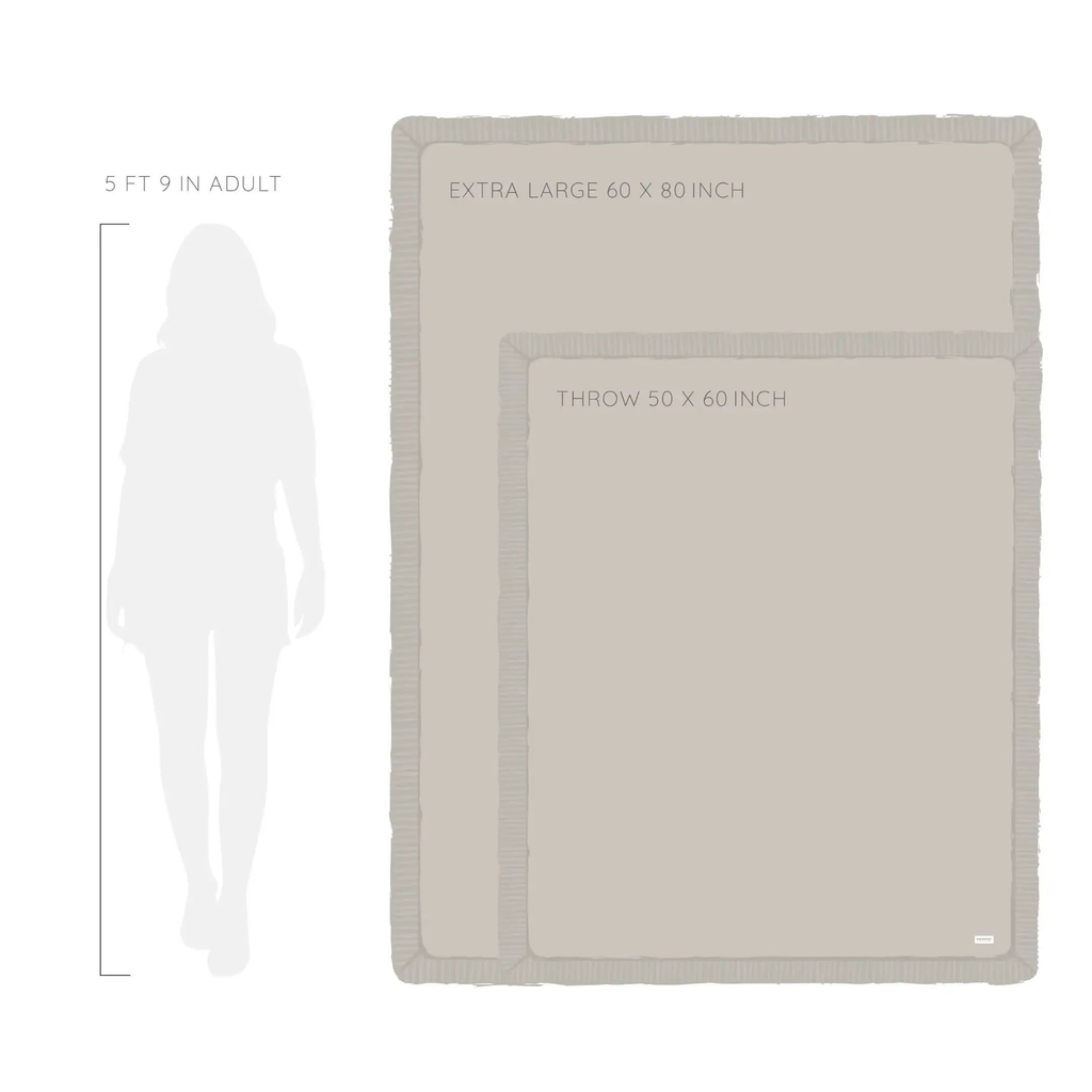 Saranoni Minky/Lush XL Blanket - SwagglyLife Home & Fashion